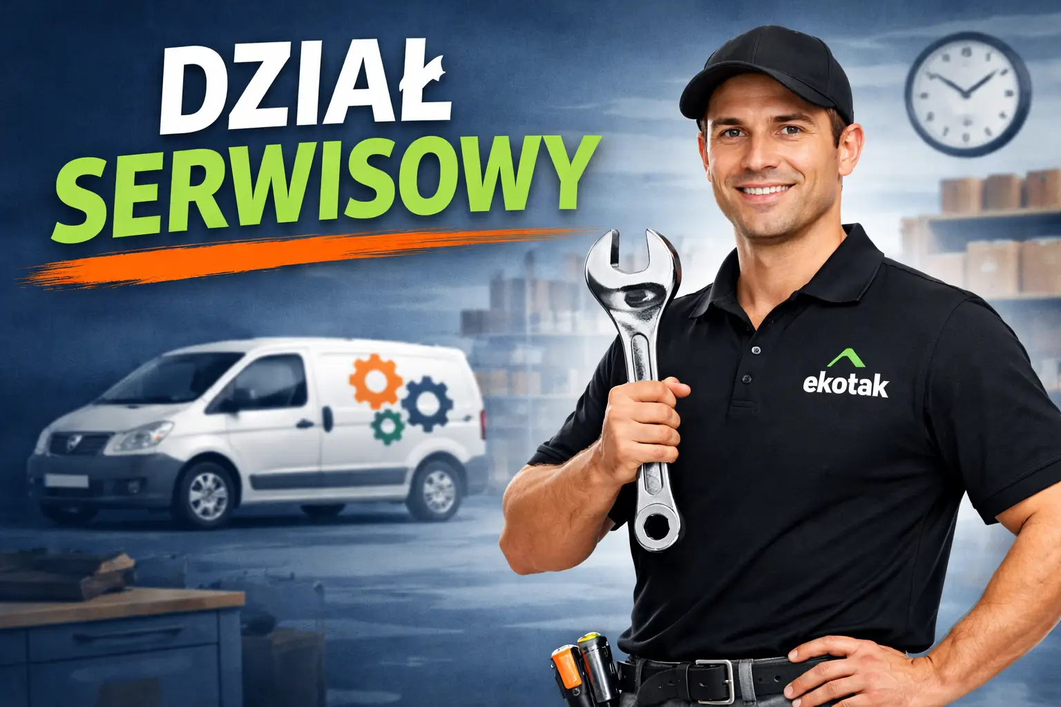 Dział serwisu z dyżurami weekendowymi
